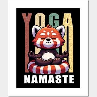 Panda Yoga Meditation Namaste Posters and Art